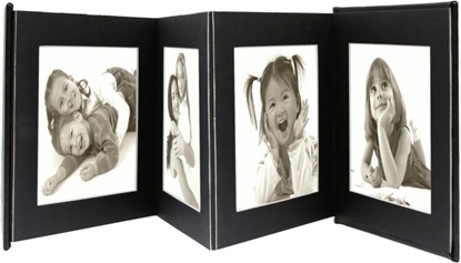 Picture of Deknudt Leporello black 8x15x20 faux leather 8 photos A66DC2 8PH