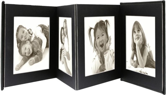 Picture of Deknudt Leporello black 8x15x20 faux leather 8 photos A66DC2 8PH