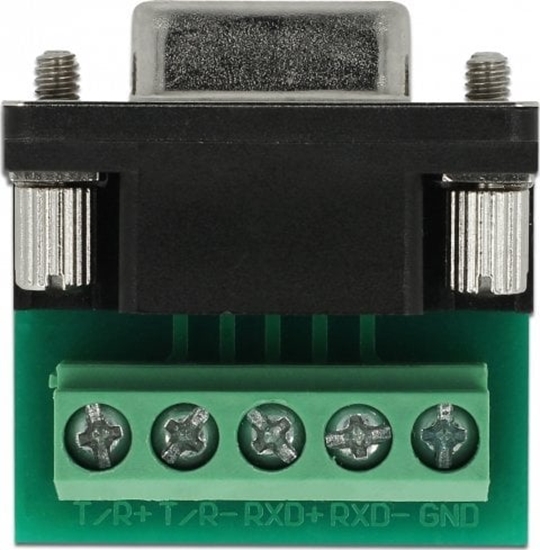 Изображение Delock Adapter USB Type-A to Serial RS-422/485 DB9 with surge protection 600 W and extended temperature range