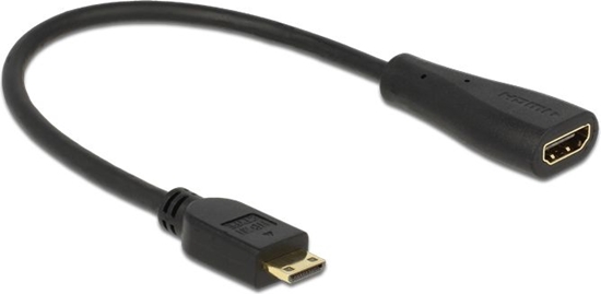 Изображение Delock Cable High Speed HDMI with Ethernet - mini C male > A female