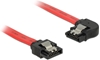 Изображение Delock SATA 6 Gb/s Cable straight to left angled 30 cm red