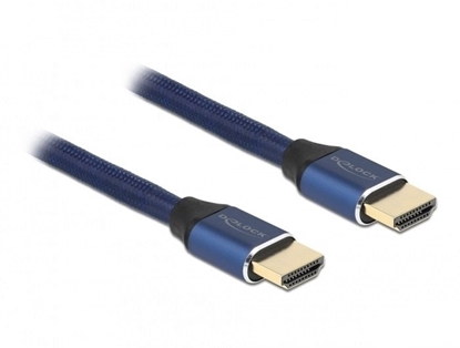 Picture of Delock Ultra High Speed HDMI Cable 48 Gbps 8K 60 Hz blue 1 m certified