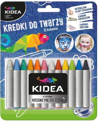 Picture of Derform Kredki do twarzy 12kol. (DERF.KDT12KA)