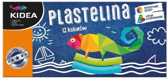 Изображение Derform Plastelina 12 kolorów