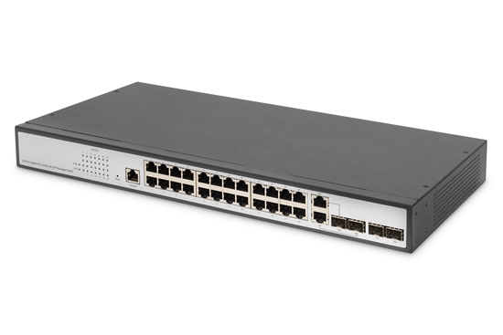 Picture of Digitus 24-Port Gigabit Switch, 19 Inch, Managed, 2 Uplinks
