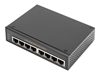 Picture of Digitus 8 port Gigabit Ethernet network switch, industrial, unmanaged