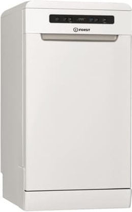Attēls no Dishwasher | DSFO 3T224 C | Free standing | Width 45 cm | Number of place settings 10 | Number of programs 9 | Energy efficiency class E | Display | White