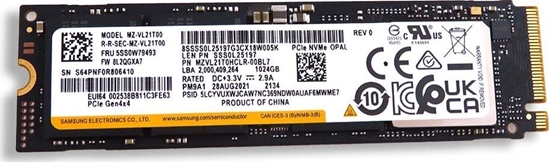 Picture of Dysk SSD Lenovo 1TB M.2 2280 PCI-E x4 Gen4 NVMe (SSD M.2 2280 PCIe NVMe 1TB)