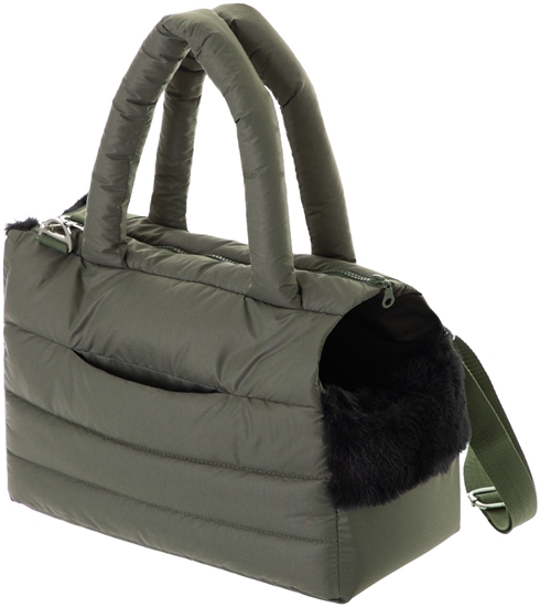 Picture of DoggyDolly R2 TORBA FLUFFY RIDE oliwkowy