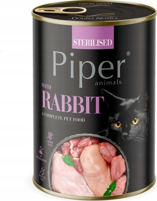 Picture of Dolina Noteci DOLINA NOTECI Piper z królikiem - mokra karma dla kota - 400g