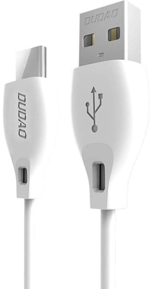 Изображение Dudao przewód kabel USB Typ C 2.1A 1m biay (L4T 1m white)