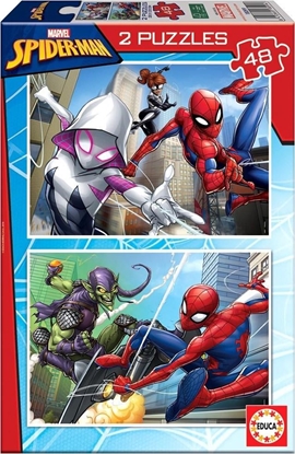 Изображение Educa Puzzle 2x48 Spider-Man G3