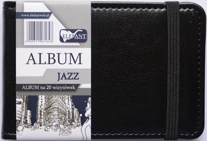Picture of Elefant Album Jazz na 20 wizytwek A7 czarny