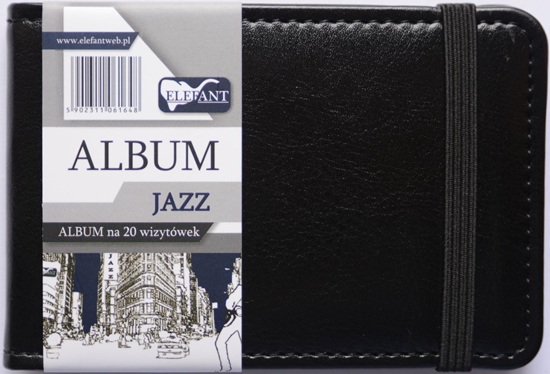Picture of Elefant Album Jazz na 20 wizytwek A7 czarny
