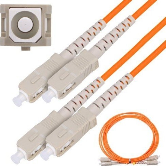 Picture of ExtraLink EXTRALINK PATCHCORD SC/UPC-SC/UPC MM 50/125 DUPLEX 3.0MM 1M
