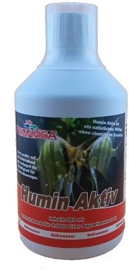 Picture of FEMANGA Humin Aktiv, Naturalny preparat wspomagajcy zdrowie ryb, 500ml