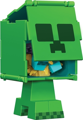 Изображение Figurka Mattel Minecraft Flippin' Figs Creeper z transformacj 2w1 (HTL46)