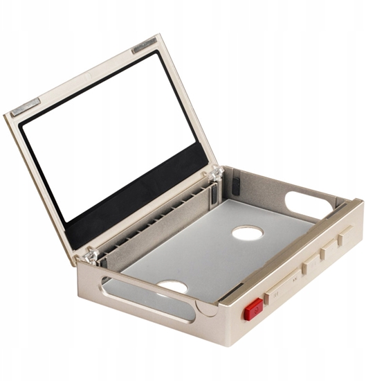 Picture of FiiO SK-M21C Retro Case - titanium gold - Dedykowane etui dla odtwarzacza M21