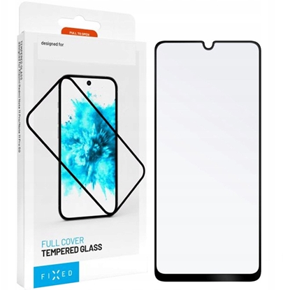 Attēls no Fixed Screen Protector | Realme | C61/C63/Note 60 | Tempered Glass | Black | Full Cover 2.5D