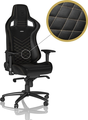 Изображение Fotel Noblechairs EPIC - black/gold (GAGC-038)