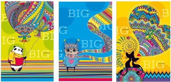 Picture of Fresh Notatnik ozdobny A4/80K kratka