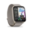Picture of Garmin Venu X1 Soft Gold with Titanium Caseback and French Grey Nylon Band
