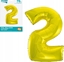 Picture of GoDan Balon foliowy cyfra 2 zota Smart 76cm