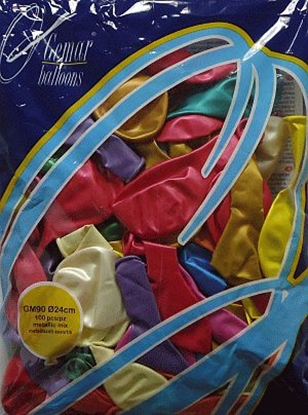 Picture of GoDan Go-Balon G90 Metalic MIX 100 sztuk GODAN