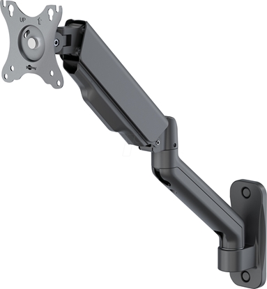 Изображение Goobay Uchwyt cienny do monitora pojedynczego, czarny