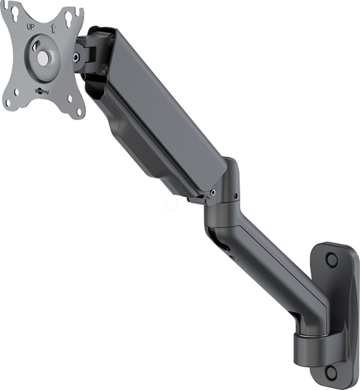 Изображение Goobay Uchwyt cienny do monitora pojedynczego, czarny