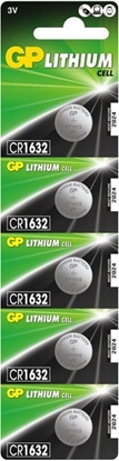 Изображение GP Bateria CR1632 140mAh 5 szt.