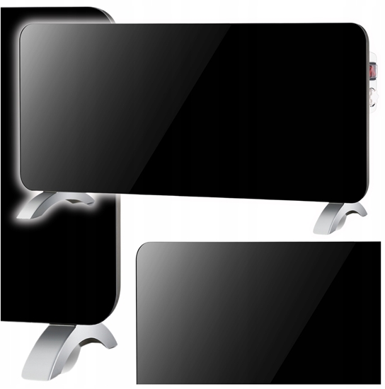 Picture of Grzejnik Volteno Grzejnik konwektorowy szklany VO2463 czarny