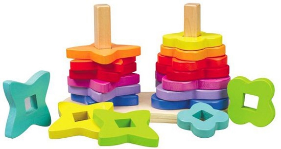 Picture of Hape Podwójna Tczowa Ukadanka E0406