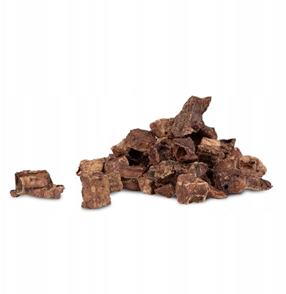 Picture of Hau&Miau Puzzo Snack, przysmak dla psa, puca jagnice, kawaki, okoo 1 cm, 100g