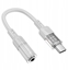Picture of HOCO adapter AUX Typ C do Jack 3,5 mm LS37 0,15 m transparentny szary