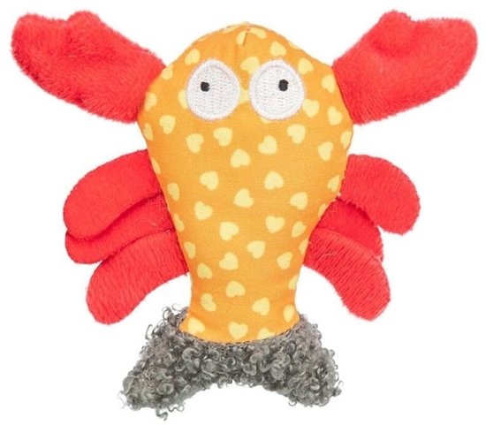 Picture of Homar, zabawka, dla kota, materia/plusz, 9 cm, z kocimitk