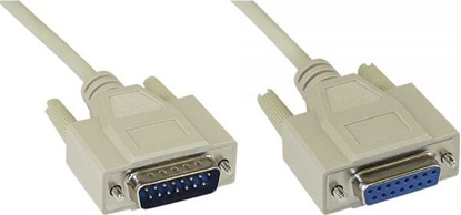 Picture of InLine DA-15 - DA-15, 2m, Szary (17740)