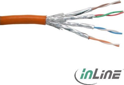 Picture of InLine Kabel sieciowy Cat.6 1000 Mbit RJ45 pomaraczowy 100m (76499O)