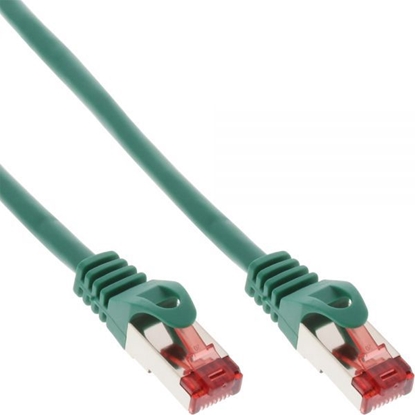 Picture of InLine Patchcord S/FTP, PiMF, Cat.6, 250MHz, PVC, CCA, zielony 3m (76103G)