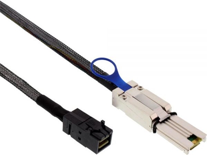 Attēls no InLine SFF 8643 - SFF 8088, 1m, Czarny (27636B)