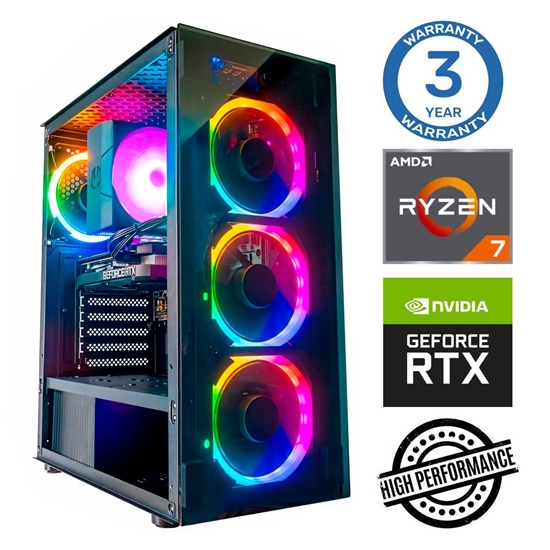 Изображение INTOP Ryzen 7 5700X 16GB 500SSD M.2 NVME+2TB RTX5070 12GB no-OS