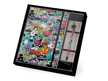 Attēls no Itotal Komplekts klade A5 + pilspalva, Graphitti