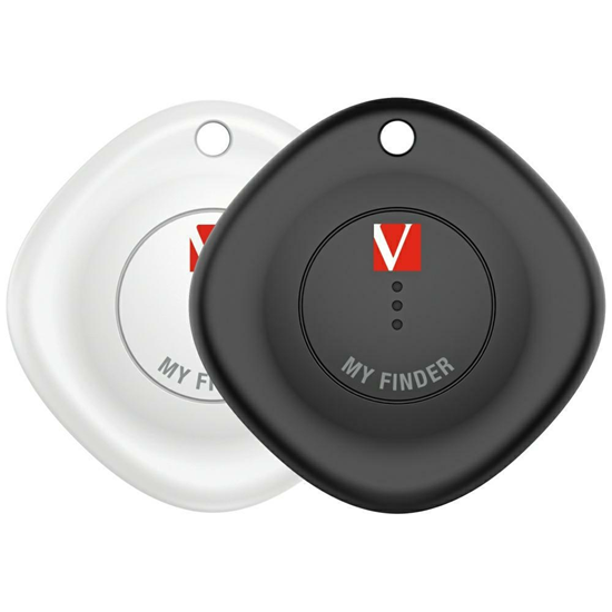 Picture of Izsekošanas ierīce Verbatim My Finder Smart Air Tag Tracker 2pack Black / White