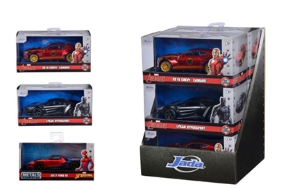 Attēls no Jada Toys AUTO OSOB MET 15X7X8 MARVEL AVENGERS WB