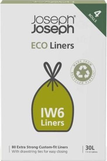 Изображение Joseph Joseph IW6 20L grey Recycled Bin Liners