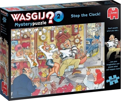 Изображение Jumbo Puzzle Wasgij Mystery 2 Stop the Clock 1000 elementów (81933)