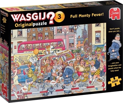 Изображение Jumbo Puzzle Wasgij Original 3 Full Monty Fever 1000 elementów (81923)