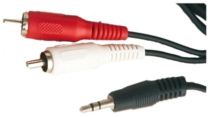 Изображение Kabel Digitus GSC (1949318) 3 5mm stereo spr/ 2RCA wtyki
