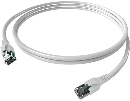 Изображение Kabel krosowy EasyLan FlexBoot Cat.6A, S/FTP, biay, 10 m