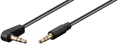 Picture of Kabel PremiumCord Jack 3.5mm - Jack 3.5mm 1.5m czarny (kjackmm015-90)
